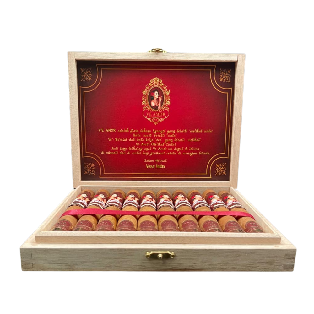 veamor cigar cerutu / 1 box | authentic indonesian premium cigar dan tobacco | ve amor store